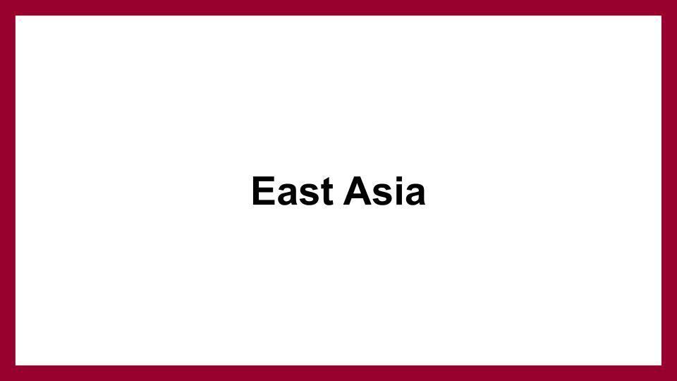 East Asia